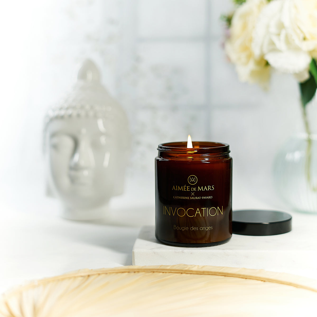 Mars Invocation Ritual Bougie Naturelle Invocation, Bougie Vanille, Jasmin, Myrrhe | Aimée de ...