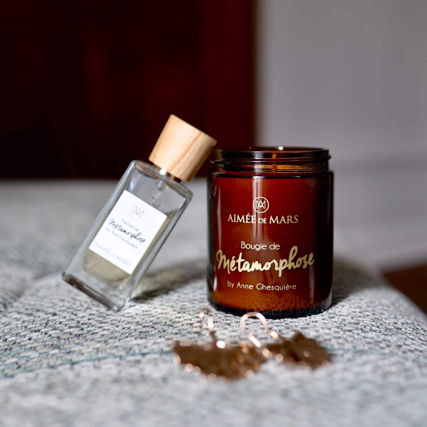 Bougie Naturelle Orange, Vanille, Iris, Ylang Ylang